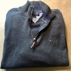 hilfiger classic leather pull